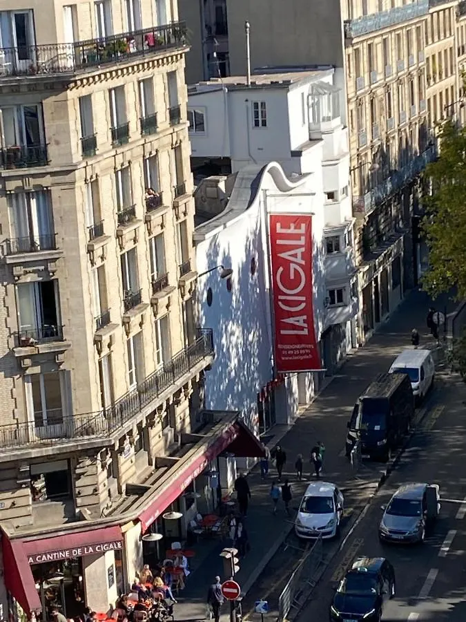 Apartamento Studio immergé dans Pigalle donnant sur une vue magnifique du Sacré-Coeur París